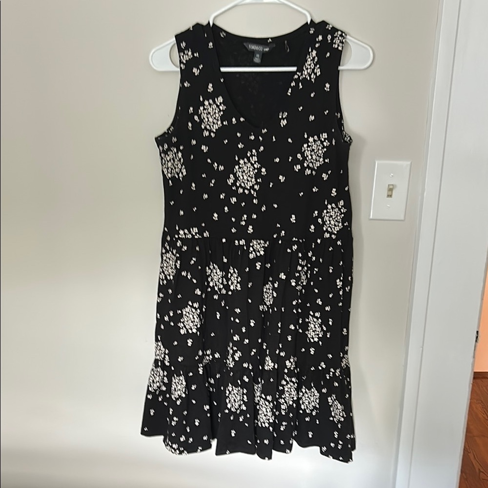 Title Nine- Toad&Co Black and White Floral Dress